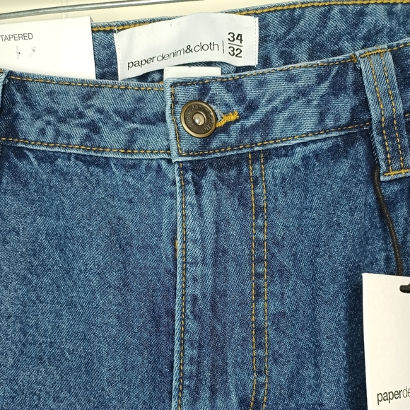 Paper Denim & Cloth Straight Fit Jeans - Deep Blue - Picture 11 of 14